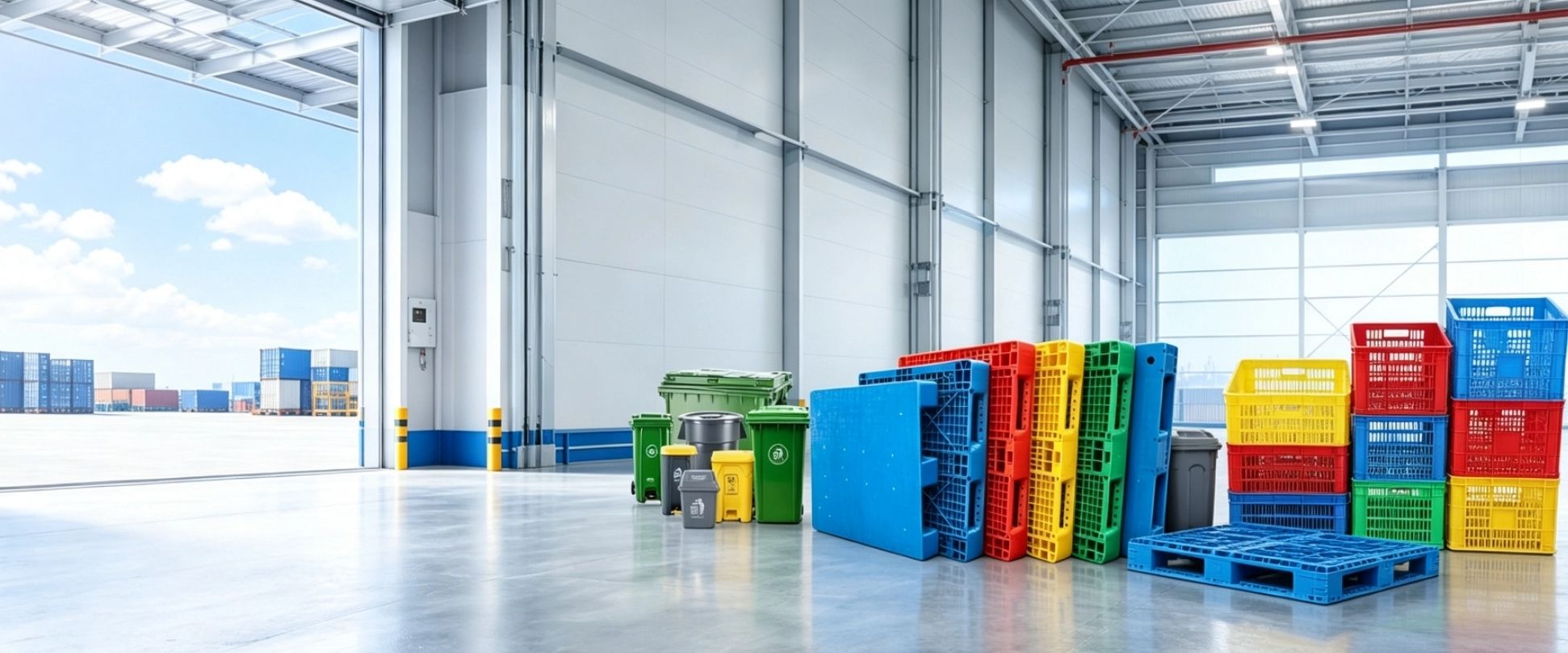 Plastic pallet supply for export and logistics operations